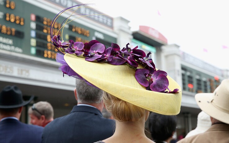 Uno dei pittoreschi cappelli, simbolo del Kentucky Derby kentucky