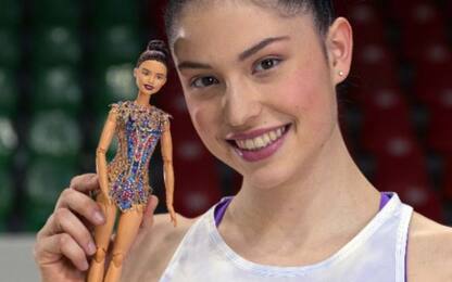 Ginnastica, Milena Baldassarri diventa una Barbie
