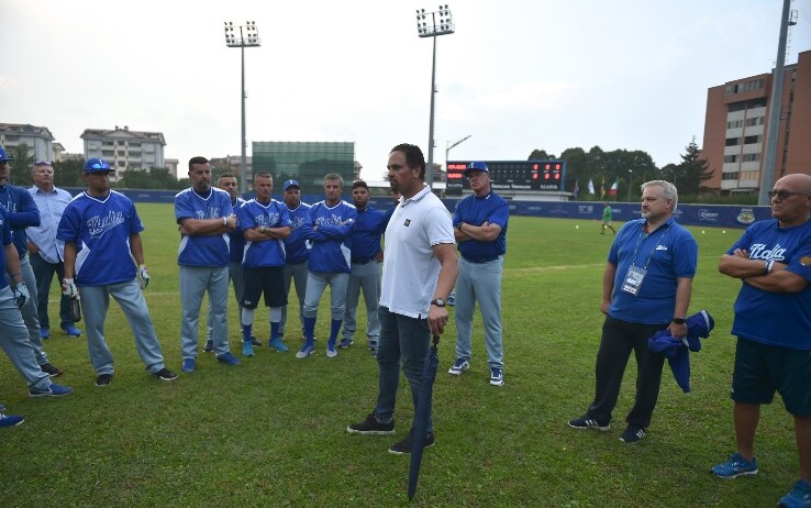 Il manager della Nazionale Mike Piazza (Foto: Corrado Benedetti/Nadoc Media) Mike Piazza