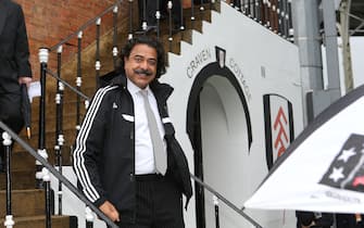Fulham owner and Chairman Shahid Khan at Craven Cottage before the match   (Photo by John Walton - PA Images via Getty Images)
