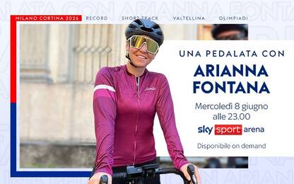 Una pedalata con Arianna Fontana. Lo speciale