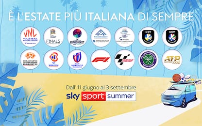 Su Sky Sport ecco l'estate più italiana di sempre