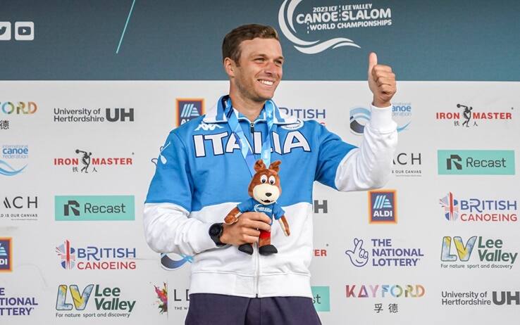 Paolo Ceccon slalom canoa medaglia di bronzo Mondiali