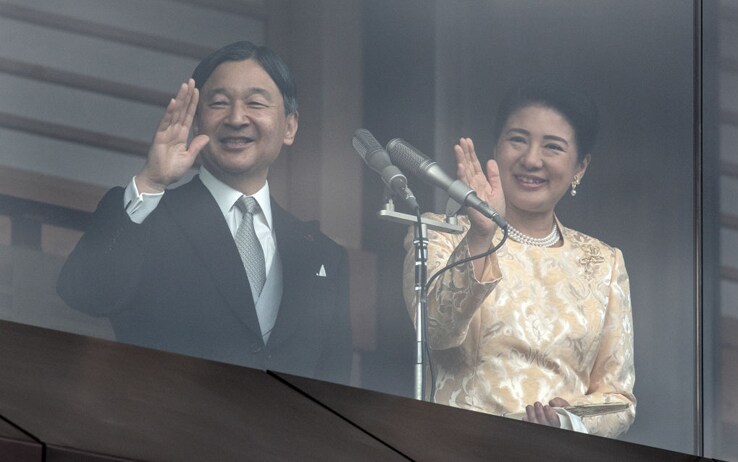 L'imperatore giapponese Naruhito e l'imperatrice Masako Imperatore Giappone