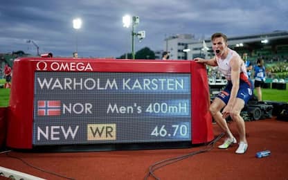 400hs, record del mondo per il norvegese Warholm