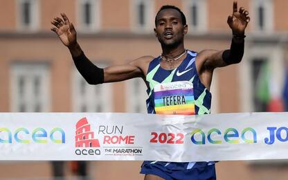 Etiope Tefera vince la Maratona di Roma