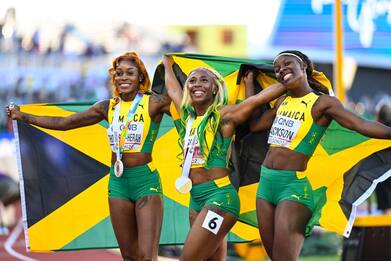 Fraser-Pryce oro, tripletta Giamaica nei 100 donne