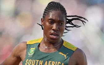 20 July 2022, US, Eugene: Athletics: World Championships, 5000 meters, women, qualification: Caster Semenya from South Africa ín action. Photo: Michael Kappeler/dpa (Photo by Michael Kappeler/picture alliance via Getty Images)
