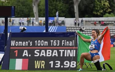 Sabatini, record del mondo nei 100 paralimpici
