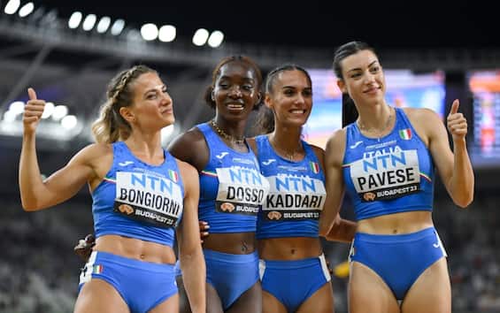 Mondiali Atletica 2023, Italia quarta nella 4x100 femminile Sky Sport