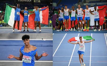 Italia da record: 19 medaglie agli Europei di Roma