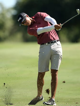MALELANE, SOUTH AFRICA - NOVEMBER 30: Johannes Vermeer of United States in action during the third round of the Alfred Dunhill Championship at Leopard Creek Country Golf Club on November 30, 2019 in Malelane, South Africa. (Photo by Jan Kruger/Getty Images)