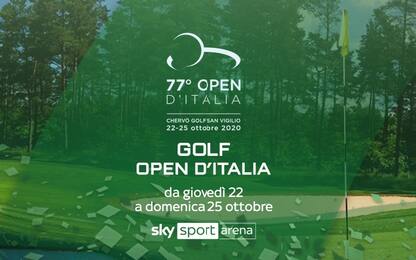 Open d'Italia al via: tutto il torneo live su Sky
