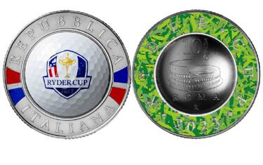 Una moneta tridimensionale per la Ryder Cup