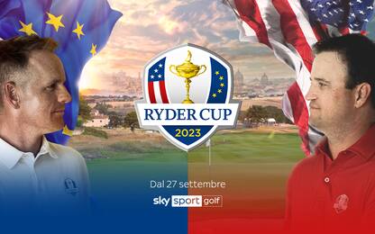 Presentata la Ryder Cup: oltre 50 ore LIVE su Sky