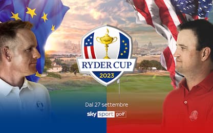 Presentata la Ryder Cup: oltre 50 ore LIVE su Sky