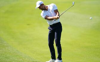 Novak Djokovic during the All-Star Match at the Marco Simone Golf and Country Club, Rome, Italy, ahead of the 2023 Ryder Cup. Picture date: Wednesday September 27, 2023.