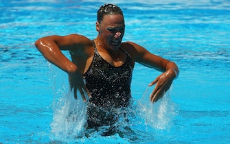 ROME - JULY 23:  Beatrice Adelizzi of Italy competes in the Solo Free Final during the 13th FINA World Championships at Stadio Pietrangeli on July 23, 2009 in Rome, Italy.  (Photo by Clive Rose/Getty Images)