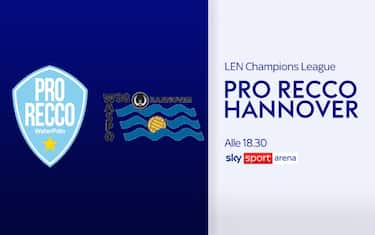 Champions pallanuoto, Pro Recco-Hannover su Sky