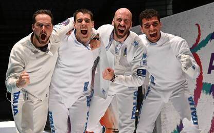 Italia d'oro nella spada maschile: battuto Israele