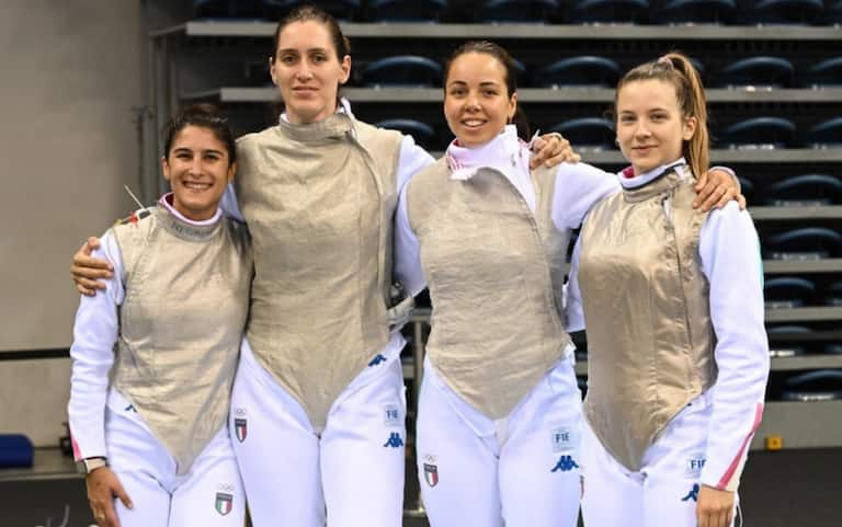 Scherma, l'Italia del fioretto femminile vince l'oro agli Europei