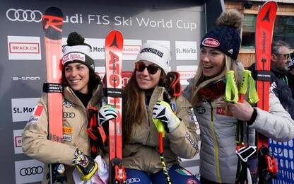 Goggia vince SuperG St. Moritz davanti a Brignone