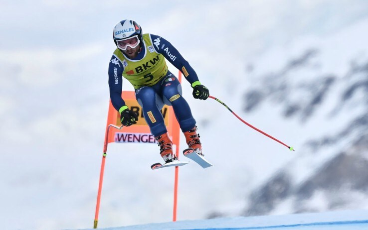 Tonetti vola verso il settimo tempo (temporaneo) nella discesa della combinata a Wengen