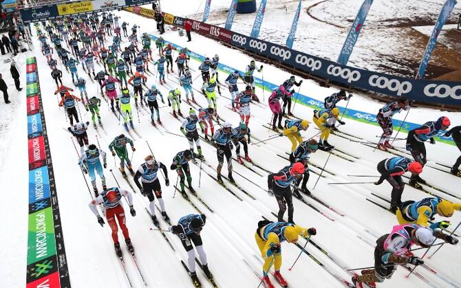 Marcialonga 2020 Le Foto Piu Belle Della Corsa Fiemme E Fassa Visma Ski Classics Sky Sport