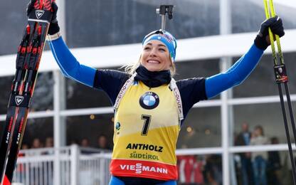 Biathlon, Wierer oro mondiale nell'inseguimento