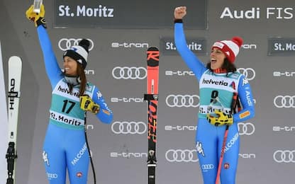 SuperG St.Moritz: trionfo Brignone, 2^ Curtoni