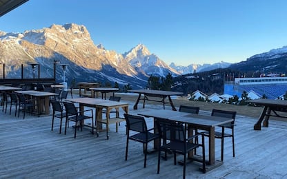 Cortina, Sky Sport live da Casa Dolomiti Bellunesi