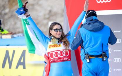 Sofia Goggia vince la discesa libera di Cortina
