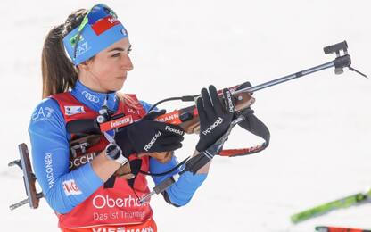 Lisa Vittozzi medaglia di bronzo nell'individuale