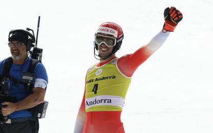 Zenhaeusern vince slalom Soldeu, coppa a Braathen