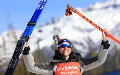 Biathlon, Lisa Vittozzi vince la coppa del mondo