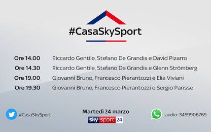 #CasaSkySport, gli ospiti di martedì