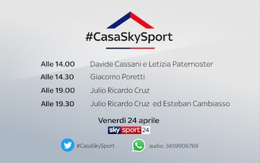 #CasaSkySport: Davide Cassani, Letizia Paternoster