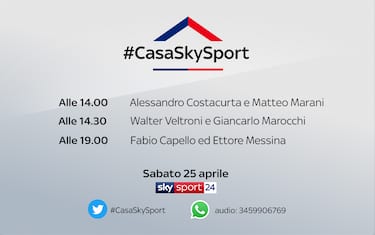 A #CasaSkySport: Costacurta, Veltroni, Capello