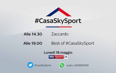 #CasaSkySport, gli ospiti del 18 aprile