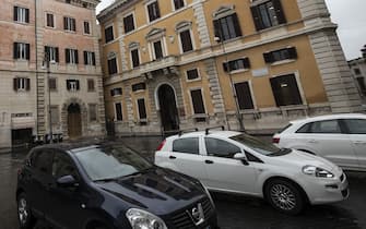 L'isola pedonale in piazza Borghese a Roma Foto Carlo Lannutti/LaPresse
01-02-2019 Roma, Italia
cronaca
L'isola pedonale in piazza Borghese
Nella foto: piazza Borghese