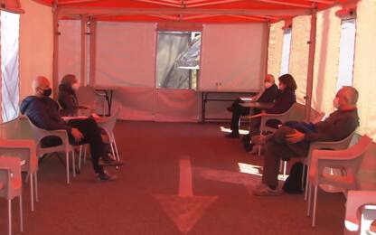 Covid, iniziate le vaccinazioni all'Allianz. VIDEO