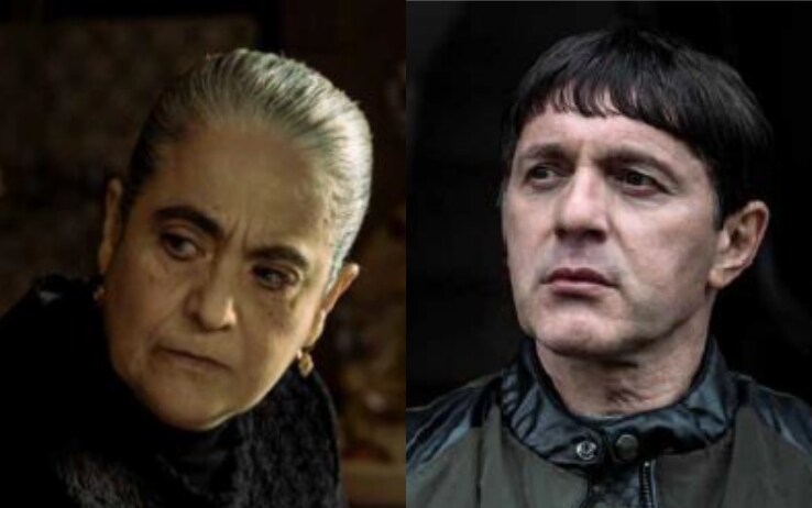 Nunzia (interpretata dall'attrice Nunzia Schiano) e O' Munaciello (Carmine Paternoster) Gomorra