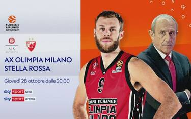 Milano ospita la Stella Rossa, diretta alle 20.30