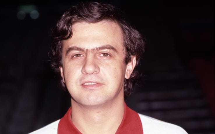 Franco Casalini ai tempi in cui era coach dell'Olimpia Milano