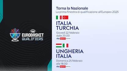 Italia-Turchia LIVE alle 20.30 su Sky Sport Arena