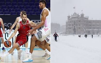 Troppa neve, Olimpia ancora bloccata a Madrid