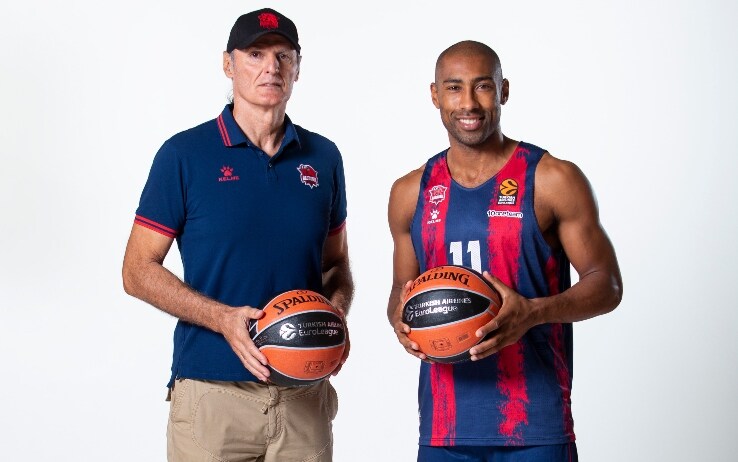 Il coach Dusko Ivanovic e Jayson Granger (Baskonia Vitoria)