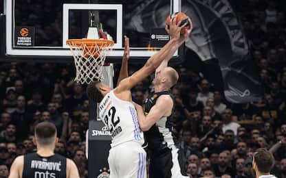 Partizan ko, il Real vince gara 3: serie riaperta