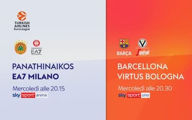 Pana-Milano e Barca-Bologna LIVE su Sky Sport