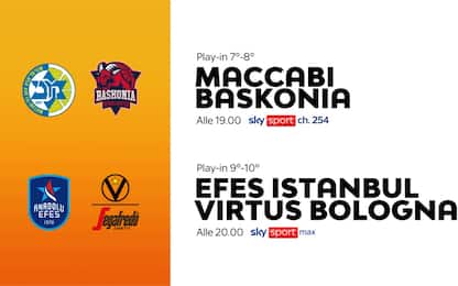 Bologna vuole i playoff: Efes-Virtus LIVE su Sky